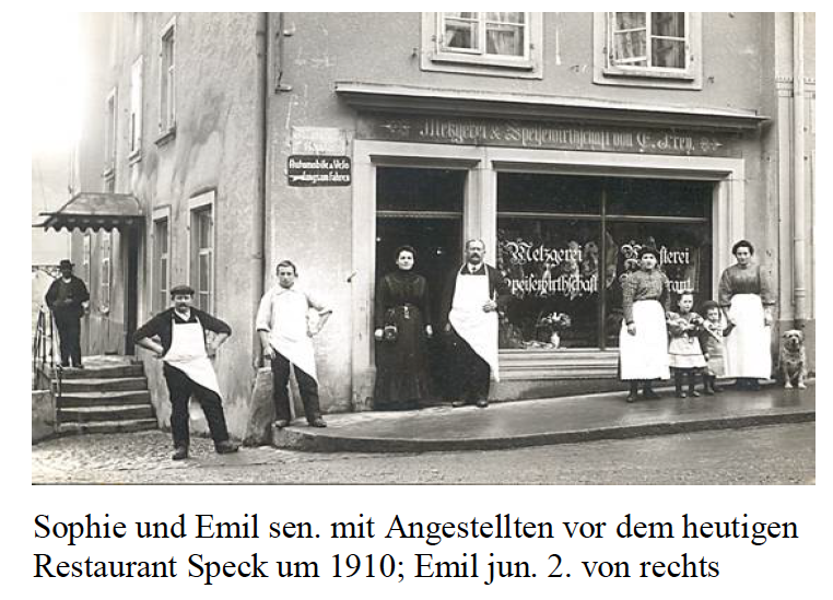 So sah das um 1910 aus (aus der Dokumentation über die Kettenbrücke)