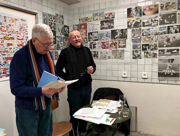 Ueli Sager und Heini Gut, Lesung BlechReden