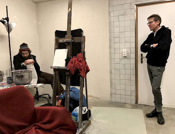 Cosimo Gritsch und Urs Aeschbach im Gespräch am 20. Januar