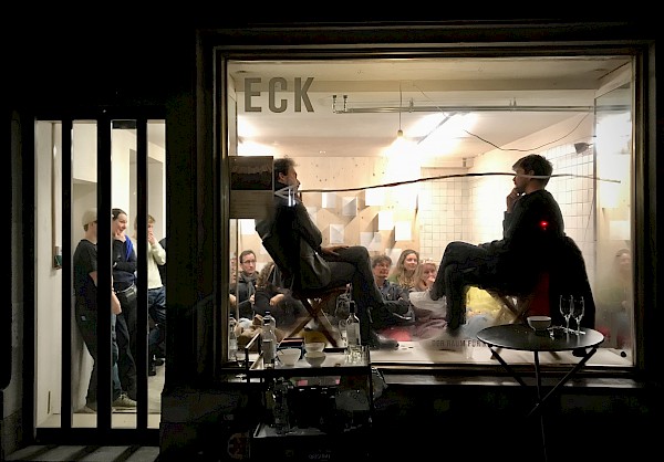 Talk Sébastien Fanzun und Cédric Weidmann, Foto Sadhyo Niederberger