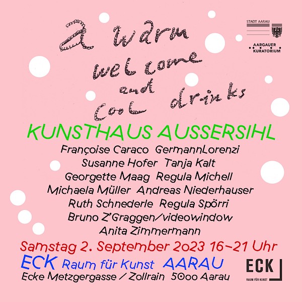 Flyer A Warm Welcome,  Gestaltung Monica Germann